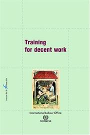 Cover of: Training For Decent Work