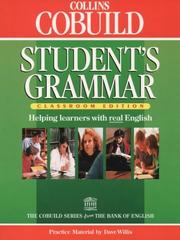 Cover of: Collins COBUILD Student's Grammar (Collins Cobuild Grammar) by Dave Willis