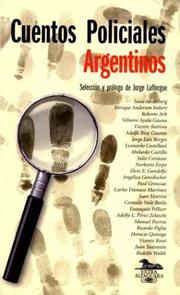 Cover of: Cuentos policiales argentinos