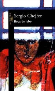 Cover of: Boca de lobo by Sergio Chejfec