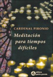 Cover of: Meditacion Para Tiempos Dificiles