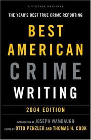 Cover of: Best American Crime Writing 2004
