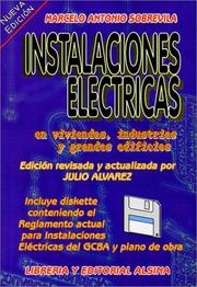 Instalaciones Electricas by Marcelo A. Sobrevila
