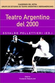 Cover of: Teatro argentino del 2000