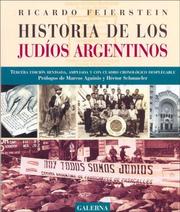 Cover of: Historia de Los Judios Argentinos by Ricardo Feierstein
