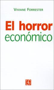 El horror econòmico by Viviane Forrester