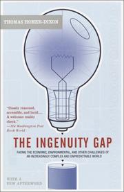 Cover of: The Ingenuity Gap by Thomas F. Homer-Dixon, Thomas Homer-Dixon