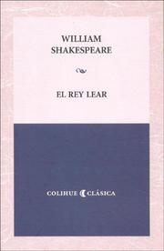Cover of: El Rey Lear by William Shakespeare