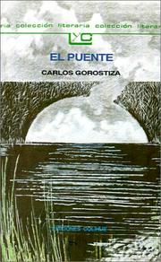 Cover of: El puente by Gorostiza, Carlos.