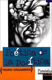 Cover of: Poética de la política