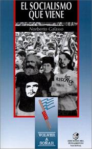 Cover of: El Socialismo que viene by Norberto Galasso