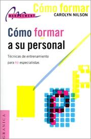 Cover of: Como Formar a Su Personal