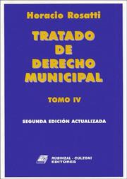 Cover of: Tratado de derecho municipal