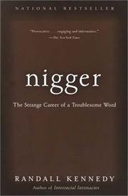 Cover of: Nigger by Randall Kennedy