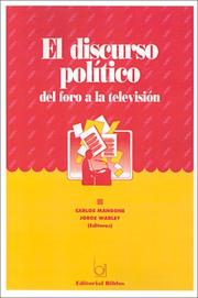 Cover of: El Discurso Politico: Del Foro a LA Television