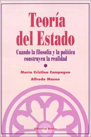 Cover of: Teoría del Estado by María Cristina Campagna