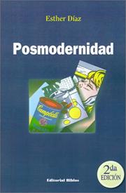 Cover of: Posmodernidad by Esther Díaz