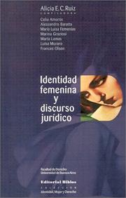 Cover of: Identidad Femenina Y Discurso Juridico (Coleccion Identidad, Mujer y Derecho)