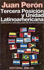 Cover of: Tercera posición y unidad latinoamericana