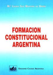 Cover of: Formacion Constitucional Argentina