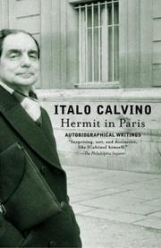 Cover of: Hermit in Paris: Autobiographical Writings