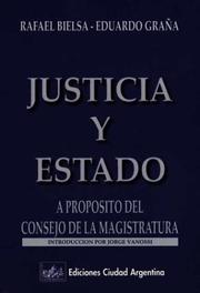 Cover of: Justicia y estado by Bielsa, Rafael