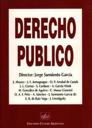 Cover of: Derecho público by director, Jorge Sarmiento García ; J. Alvarez ... [et al.].