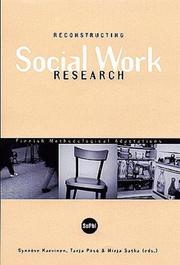 Cover of: Reconstructing Social Work Research: Finnish Methodological Adaptations (Sophi, 38)