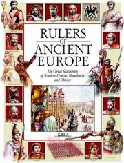 Cover of: Rulers of Ancient Europe