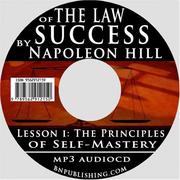 Cover of: The Law of Success, Volume I by Napoleon Hill