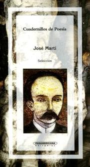 Cover of: Jose Marti (Cuadernillos de Poesia)