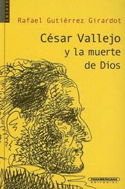Cover of: Cesar Vallejo y la Muerte de Dios (Coleccion Juridica) (Coleccion Juridica)