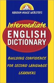 Cover of: Random House Webster's intermediate English dictionary.