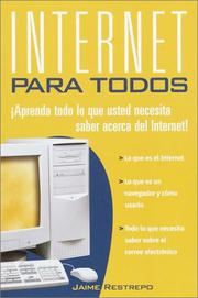 Cover of: Internet Para Todos by Jaime Restrepo