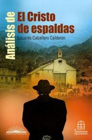 Cover of: Analisis De El Cristo De Espaldas (Centro Literario) by Jorge Castro