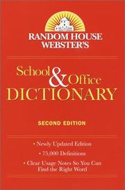 Cover of Random House Webster's school & office dictionary