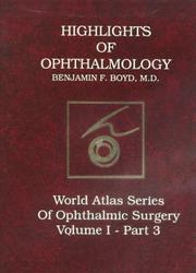 Cover of: World Atlas Series of Ophthalmic Surgery Volume I-Part 3