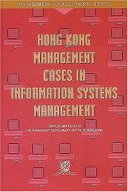 Cover of: Hong Kong Management Cases Information (Management Development Series)