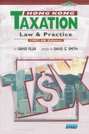 Cover of: Hong Kong Taxation: Law and Practice 1997-98