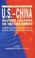 Cover of: The Outlook for U.S. - China Relations Following the 1997-1998 Summites