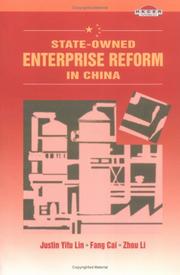 Cover of: State-owned Enterprise Reform in China