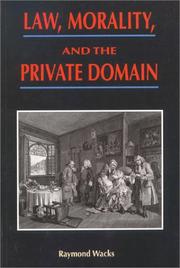Cover of: Law, morality, and the private domain