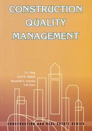 Cover of: Construction Quality Management