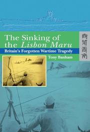 Cover of: The Sinking of the Lisbon Maru by Tony Banham
