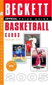 Cover of: The Official Beckett Price Guide to Basketball Cards 2005, Edition #14 (Official Price Guide to Basketball Cards)