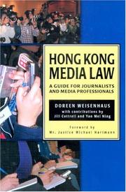 Cover of: Hong Kong Media Law: A Guide for Journalists And Media Professionals