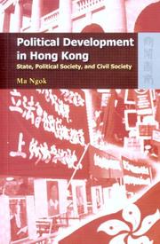 Cover of: Political Development in Hong Kong by Ma Ngok