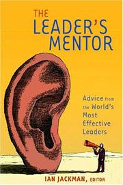 Cover of: The Leader's Mentor by Ian Jackman