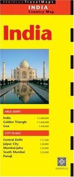 Cover of: India Travel Map | Periplus Editions