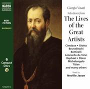 Cover of: The Lives of the Great Artists (Biography) by Giorgio Vasari